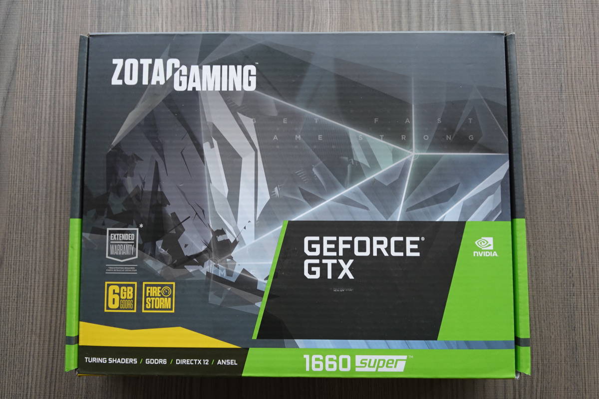 ☆ZOTAC GAMING GeForce GTX 1660 SUPER Twin Fan グラフィックス 