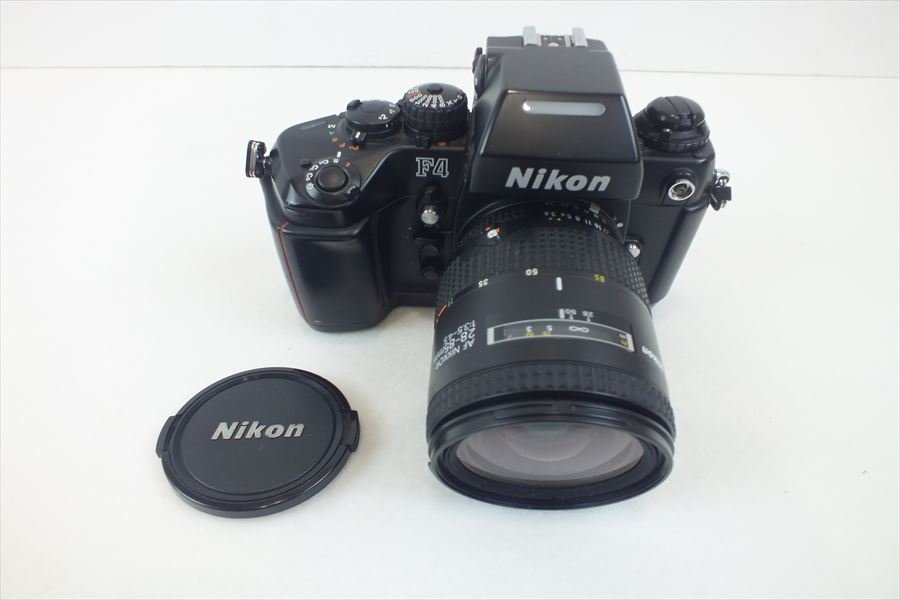 【良品】Nikon ニコン　F4 レンズ付　28-85mm 一眼レフ ☆Nikon ニコン F4 フィルム一眼レフカメラ 28-85mm シャッター切れOK