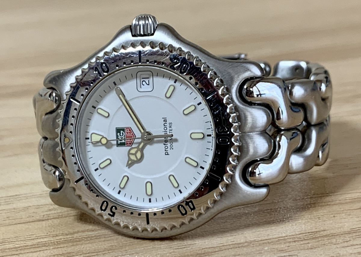 1円〜H TAG HEUER タグホイヤー セル プロフェッショナル WG1112-KO 