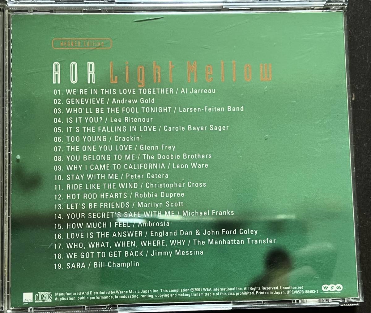 Mellow Light Edition AOR & | ◇Light ◇CD (Warner Breezin' AOR