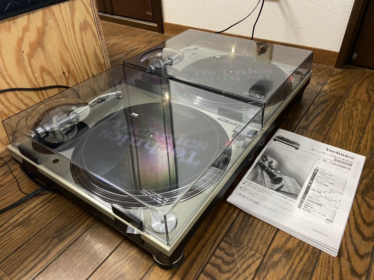 新品，高品質 Technics SL-1200 MK5. ターンテーブル 2台(パナソニック、テクニクス)｜売買されたオークション情報、yahooの商品情報をアーカイブ公開 - オークファン パナソニック、テクニクス