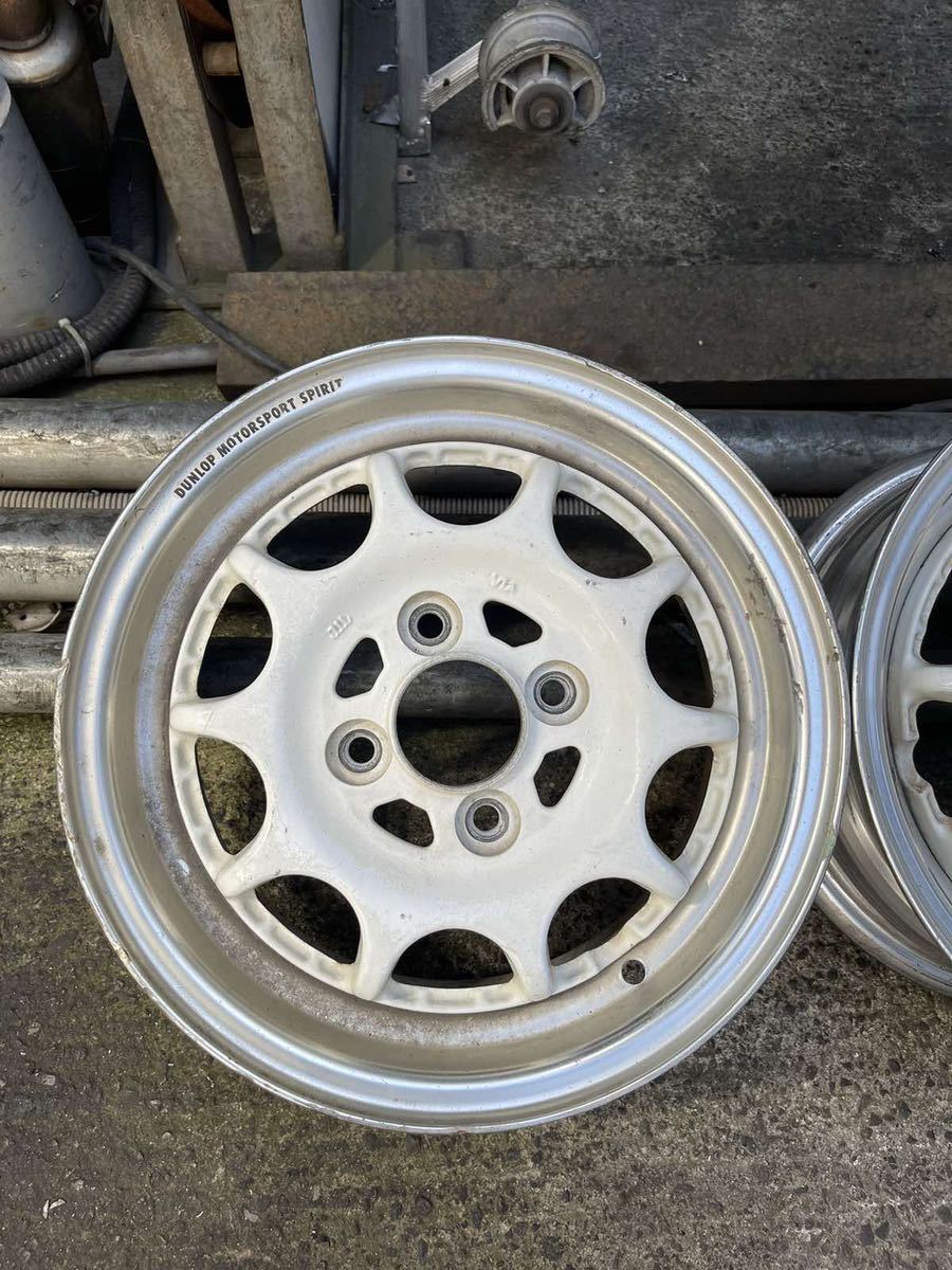 スプリントハート 13インチ 5.5J +40 pcd100 4穴 ダンロップ 2本セット 