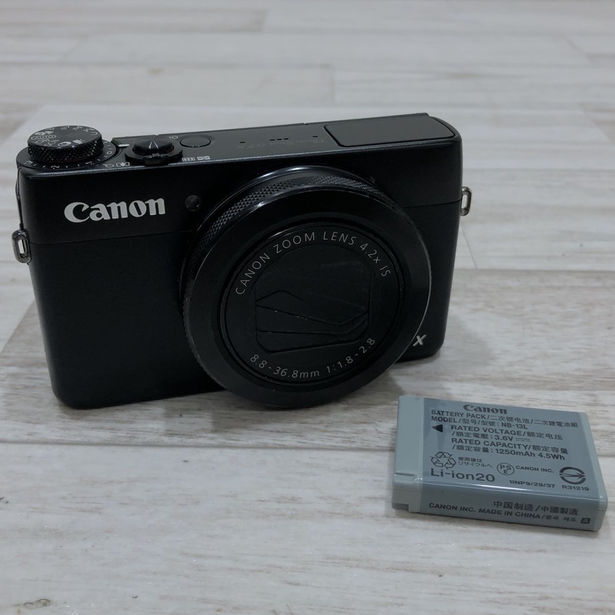 公式サイトでは ジャンク CANON キャノン Power Shot G7X [Q1283]