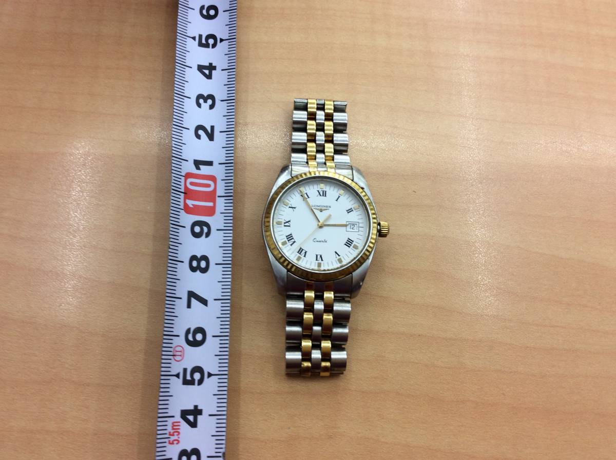 6180 ジャンク品 LONGINES ロンジン L7.631.3 クォーツ デイト 