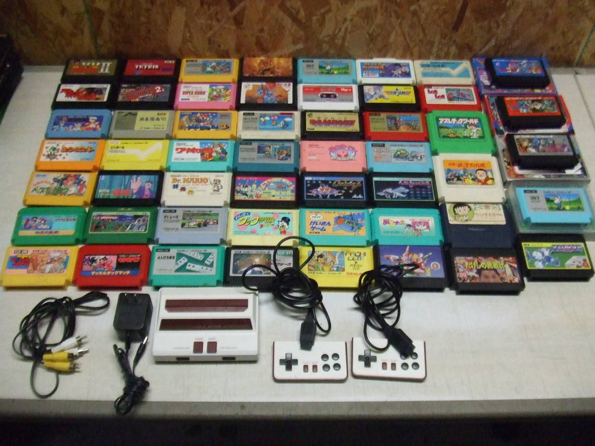 全国無料，大人気 ファミコン 本体 カセット 54本セット まとめて み AVケーブル/ファミュレータ/互換機(本体)｜売買されたオークション情報、yahooの商品情報をアーカイブ公開 - オークファン 本体、アクセサリー