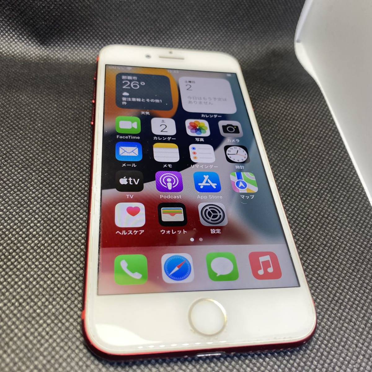 iPhone 7 Red アイホン7 本体 (赤) SIMフリー スマホ・タブレット