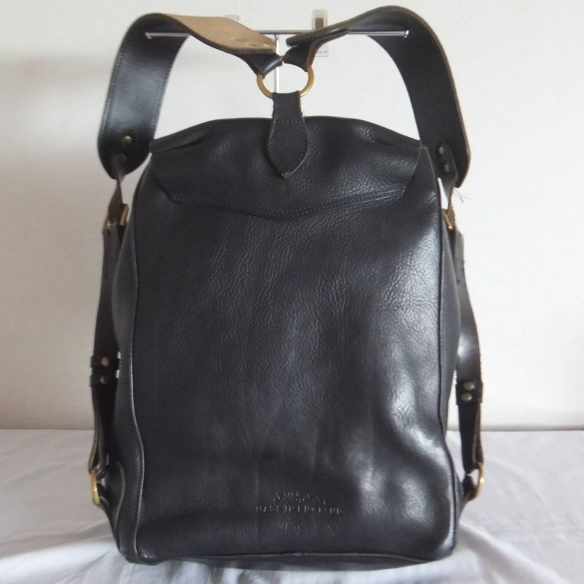 初期 英国製 ビルアンバーグ Hunter Rucksack レザーリュック