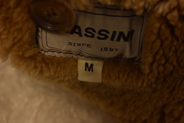 マッシーニ MASSINI 羊革 ムートンMASSINI ユニセックス レトロ 極暖 レザー ムートン 定価20万 メンズ アウター ムートンコート ボア リアルムートン massiniの中古品・新品・未