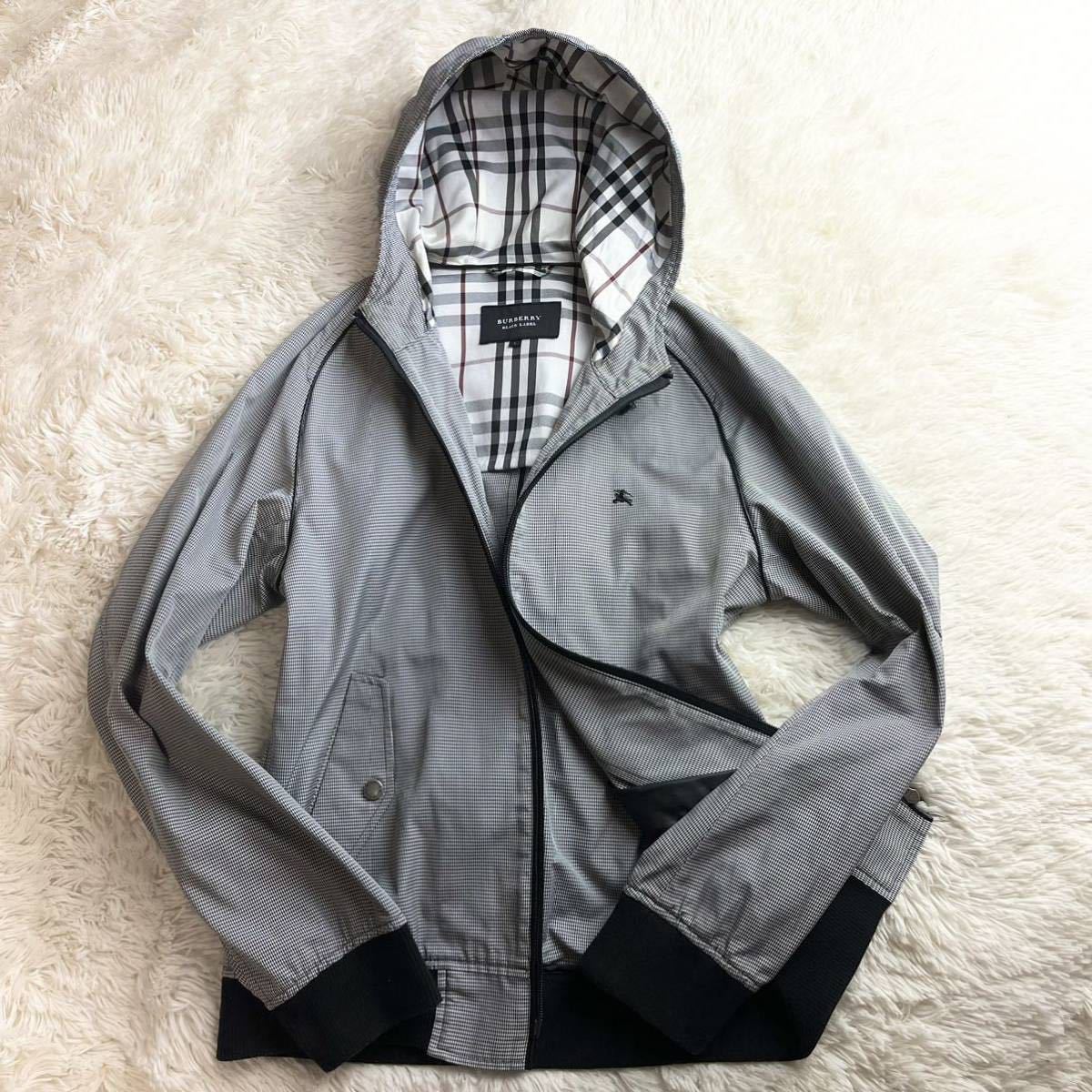 BURBERRY ブラック パーカー フード付き