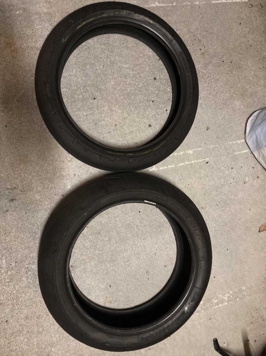 BRIDGESTONE BS製R11／フロント：120/600R17 リア：180/640R17 YZF