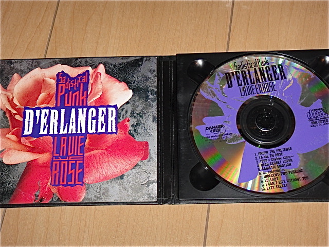 D'ERLANGER/LA VIE EN ROSE/初回プレスCD/デランジェ/CRAZE ,初回盤2面