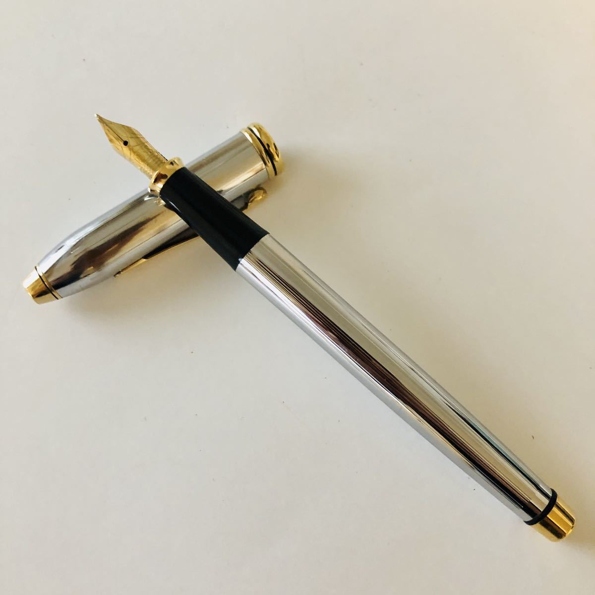 万年筆 タウンゼント クロス CROSS F クローム : ペン先F 0 細字 14K
