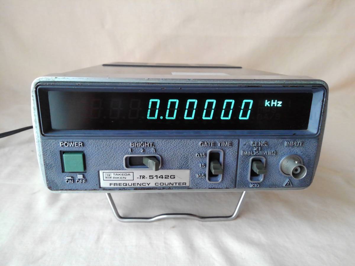 タケダ理研 周波数カウンター Yahoo!オークション TR5142G COUNTER