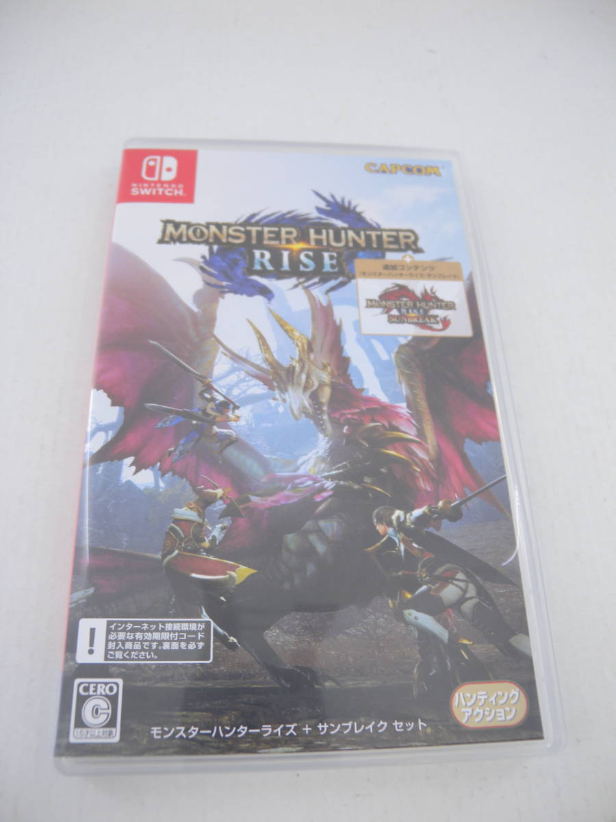 20 CO/ スイッチソフト モンスターハンターライズ ＋ サンブレイク セット 0704(ニンテンドースイッチソフト)｜売買されたオークション情報、yahooの商品情報をアーカイブ公開 - オークファン ニンテンドースイッチソフト