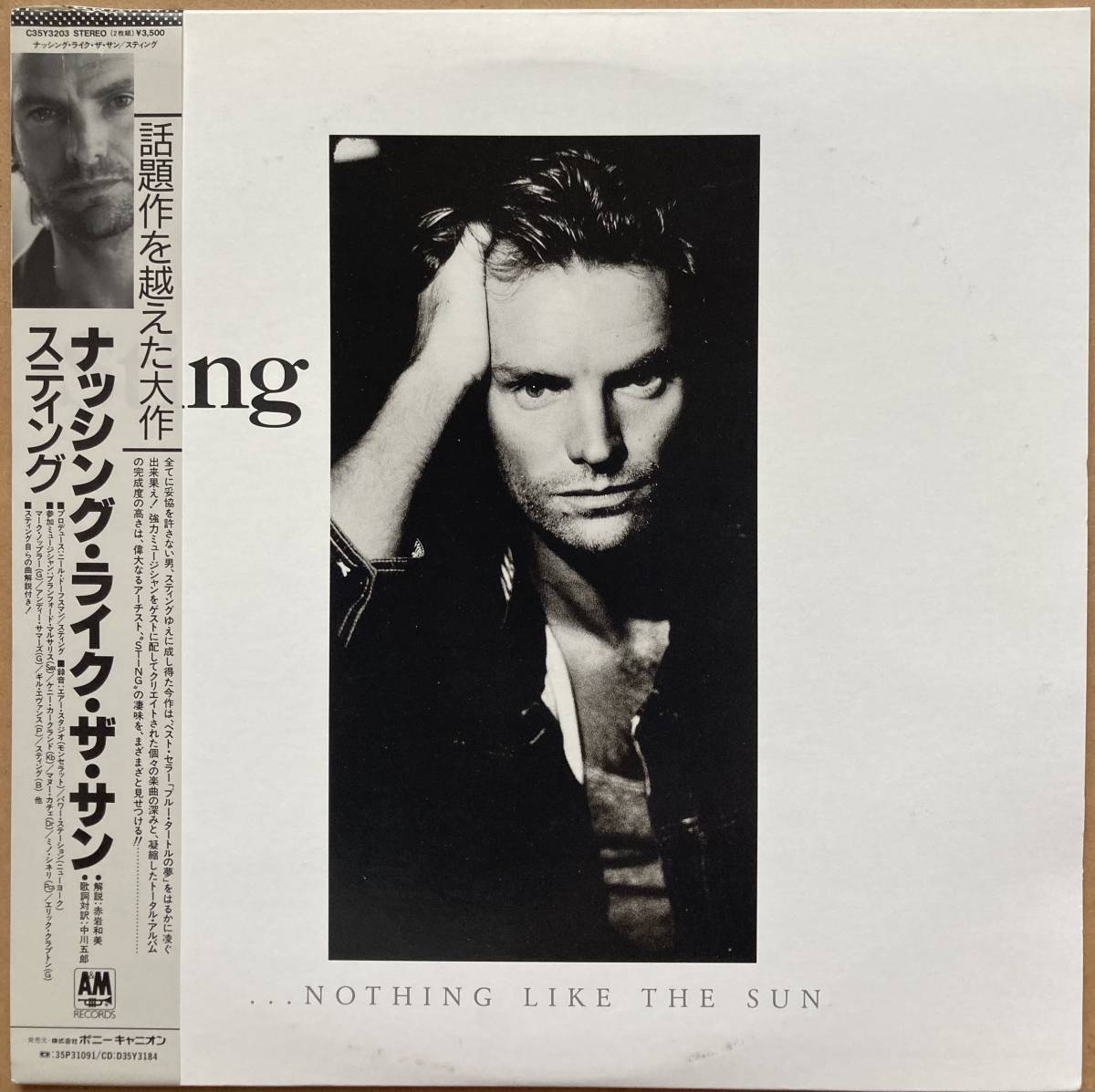 STING スティング / NOTHING LIKE THE SUN ナッシング・ライク・ザ