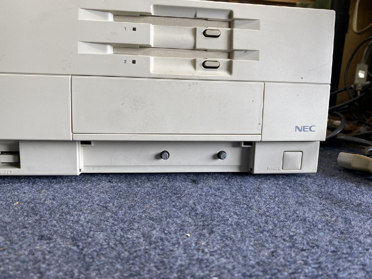 送140サイズ】NEC PC-9821Ap2/U2 486DX2-66/MEM22.6MB/HDDあり FDDよりDOS