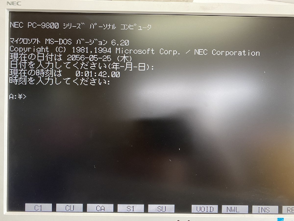 送140サイズ】NEC PC-9821Ap2/U2 486DX2-66/MEM22.6MB/HDDあり FDDよりDOS
