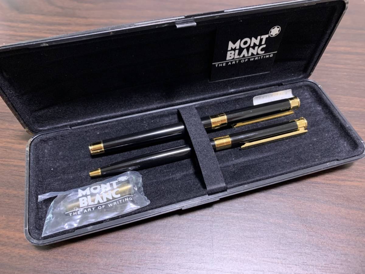 MONTBLANC モンブラン 万年筆 ボールペン 2本セット 筆記具 MONTBLANC 