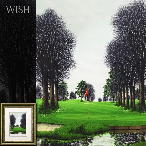 【真作】【WISH】ジャック・デペルト Jacques Deperthes リトグラフ 直筆サイン ゴルフ場 　　〇フランスの画家 #24102620 真作WISHジャック・デペルト Jacques 美術品・アンティーク・コレクション Deperthes「シャンタゴ」リトグラフ (美術品 Deperthes「ベル