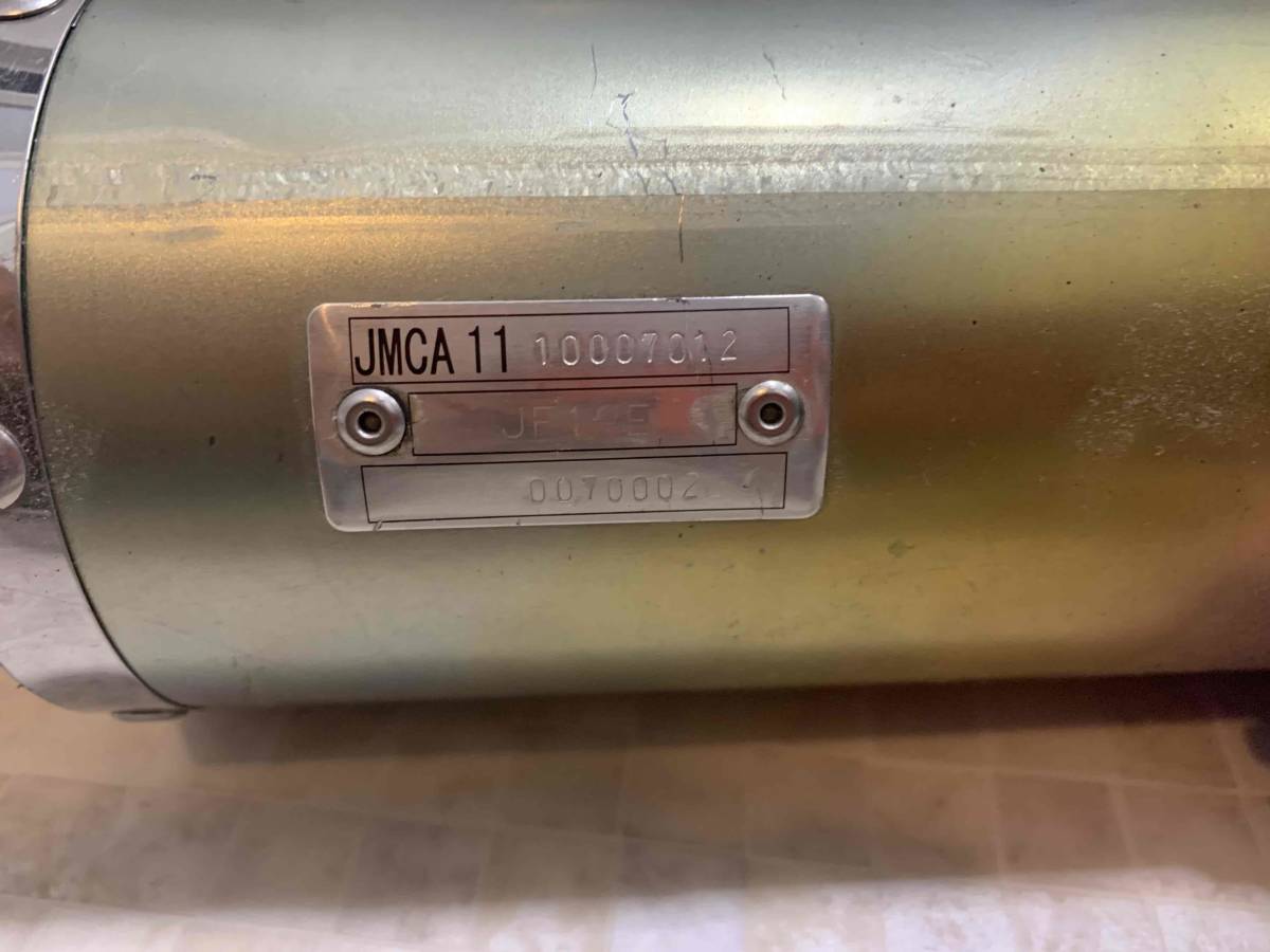 リード110 JF19 モリワキ ZERO チタン WT フルエキ マフラー