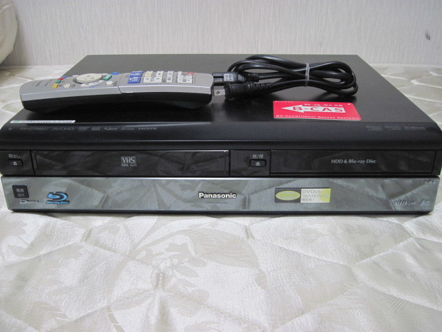 Panasonic　DIGA DMR-BR630V ブルーレイレコーダー搭載 概要 HDD搭載VHS一体型ハイビジョンブルーレイディスクレコーダー DMR