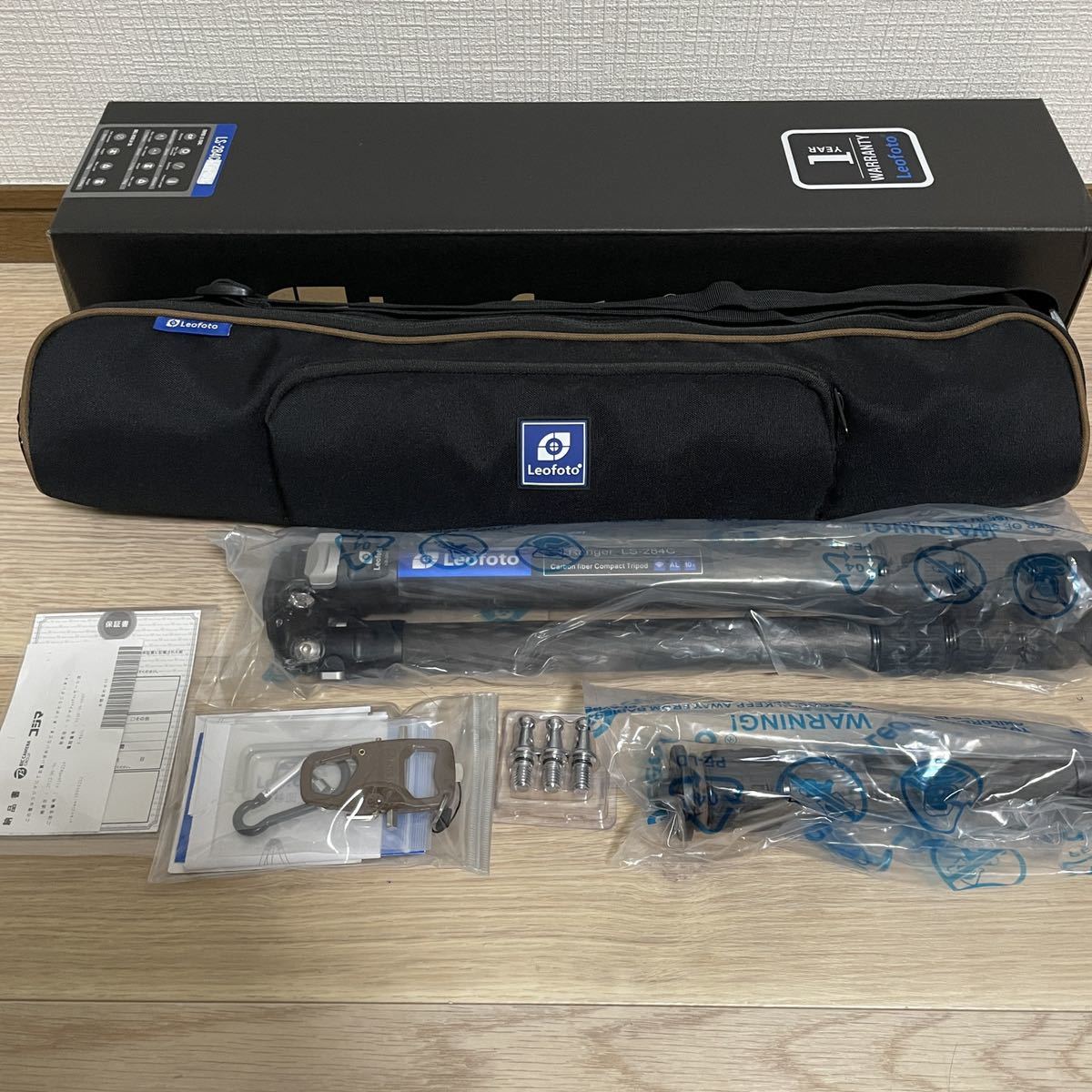 Leofoto LS-284C Ranger Tripod Carbon leofoto LH-30 - カーボン三脚 