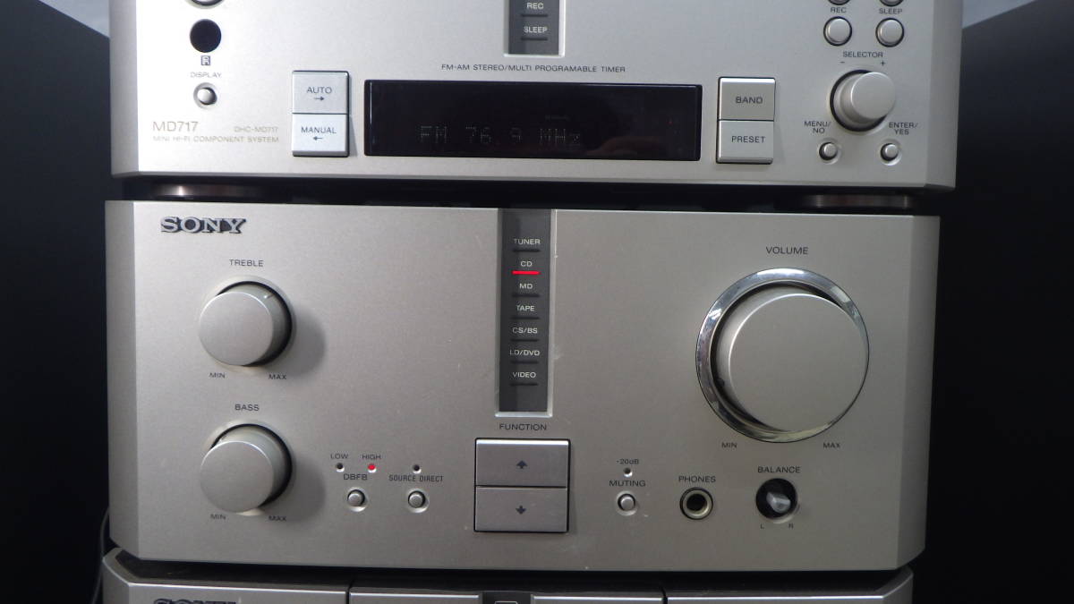 SONY MDピクシー ソニー DHC-MD777□中古 Yahoo!オークション NOT) ■SONY■CD/Tuner/MDピクシー■DHC-MD717/リモコン欠品■中古/小難■　★即決★