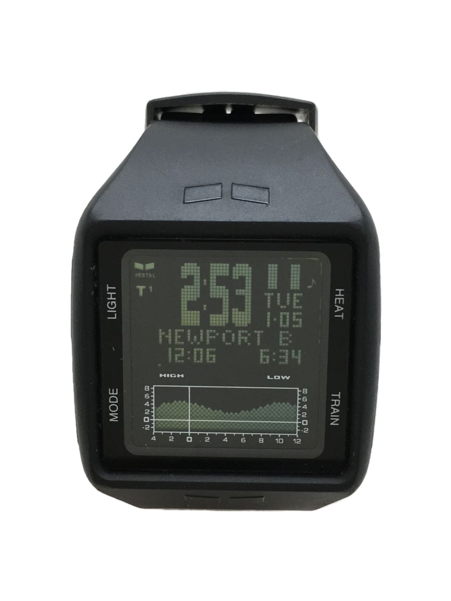 VESTAL◇クォーツ腕時計/デジタル/-/BLK/BLK Vestal - Watch 中古 