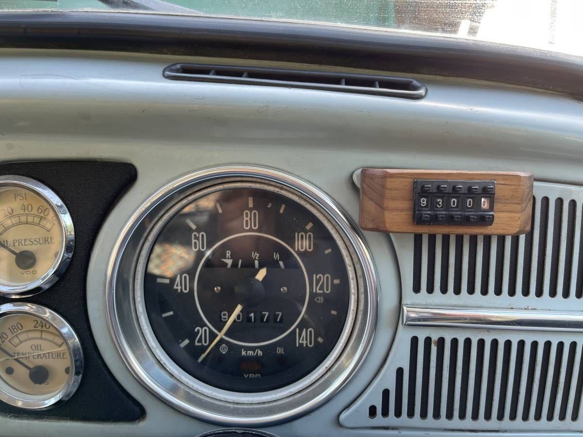 トリップメーター トリップカウンター 秋田杉で作ってみました 空冷VW