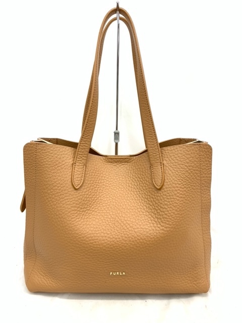 全国無料，格安 仙9 フルラ トートバッグ FURLA BAG キャメル 2WAY 品番 8050560972592 大容量 レザー レディース(トートバッグ)｜売買されたオークション情報、yahooの商品情報をアーカイブ公開 - オークファン トートバッグ