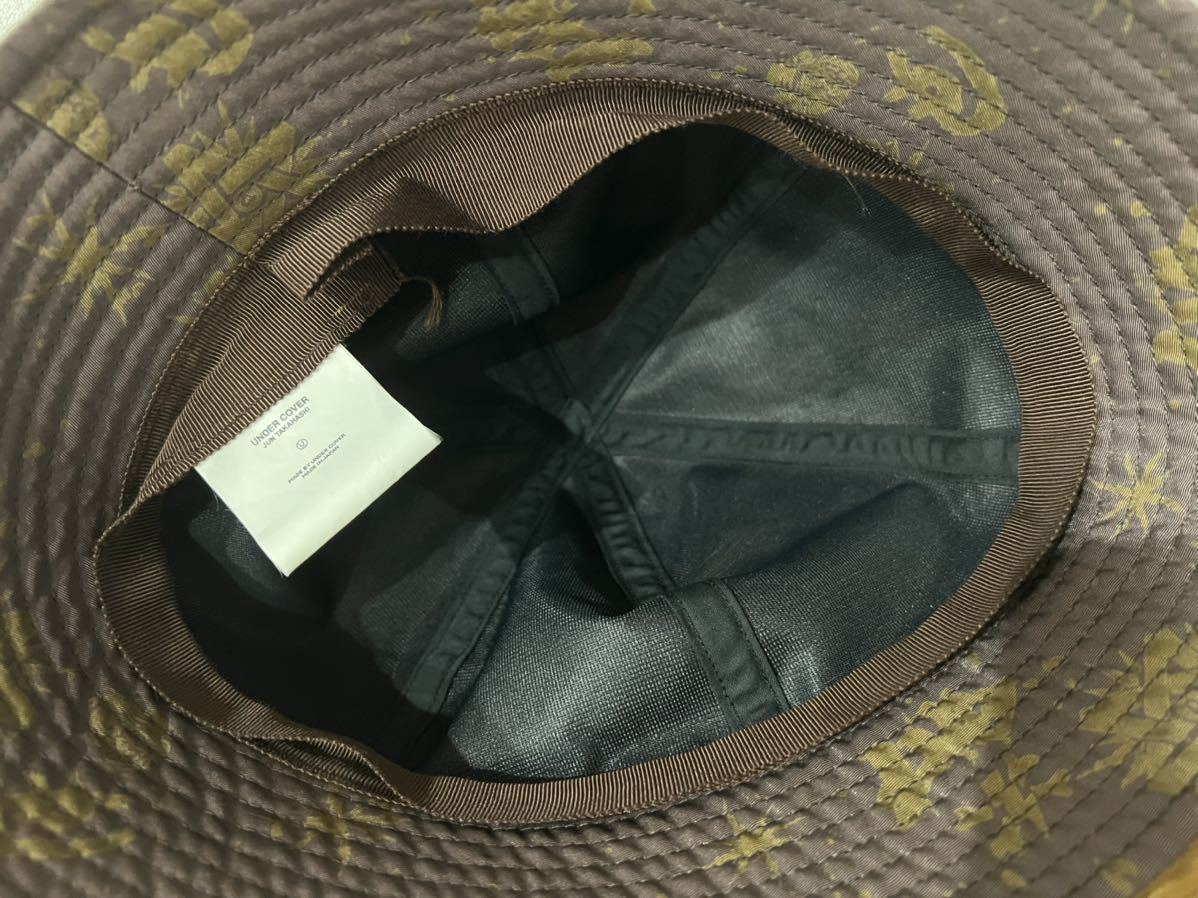 UNDERCOVER アンダーカバー　01SS モノグラム　ハット　JONIO 高橋盾　藤原ヒロシ　AFFA GYAKUSOU UNDERCOVER &frasl; アンダーカバー ジョニオデザイン 即決☆ レザー