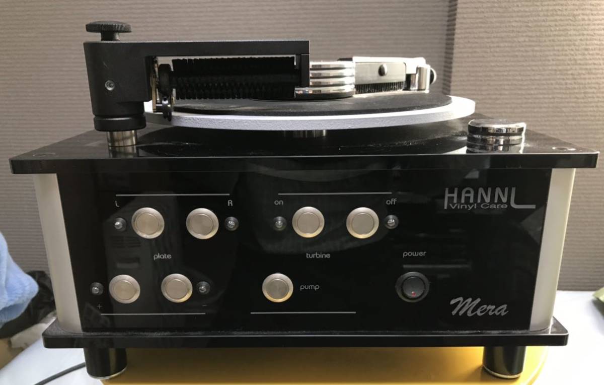 HANNL MERA レコードクリーナー ローリングブラシ装着　シングル用マットも　ハンル
