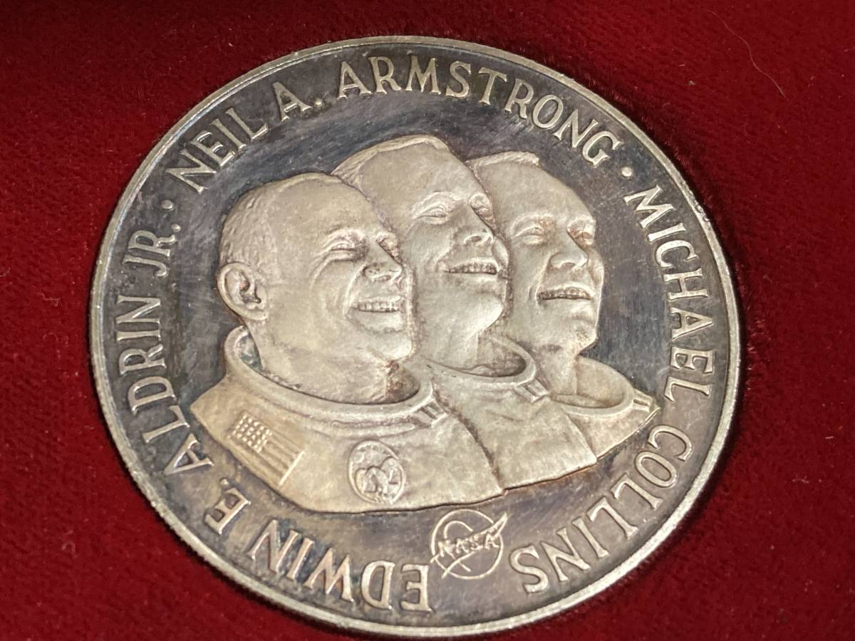 APOLLO 11 アポロ 11号 16TH 24TH JULY 1969 月面着陸記念 シルバー 