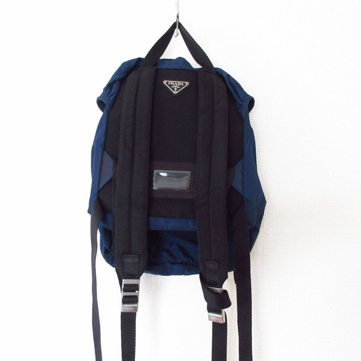 バックパック PRADA プラダ 三角プレート 美品プラダ メンズ 美品 