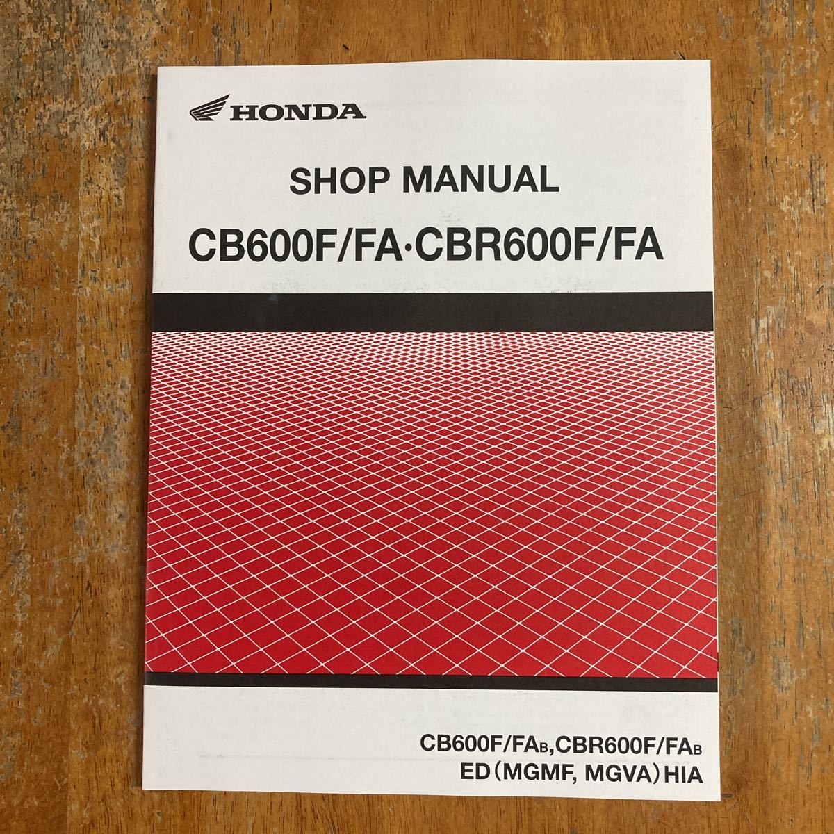 ホンダ サービスマニュアル CB600F ホーネット 600 CBR600F 英語版
