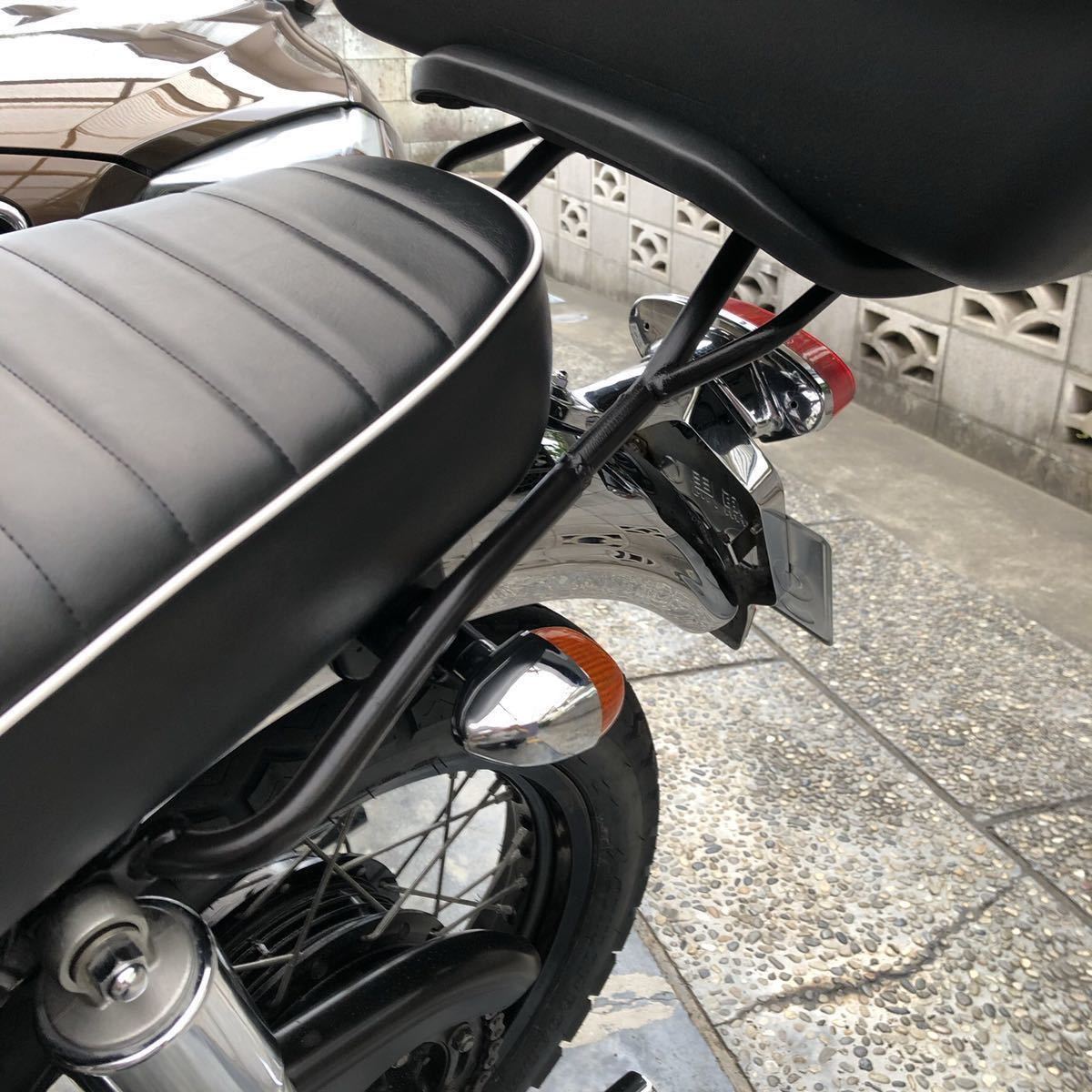 Kawasaki W650用リアキャリア W800 W650 リアキャリア スリム 大型