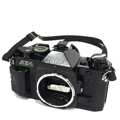 1円 Canon AE-1 PROGRAM 一眼レフフィルムカメラ ボディ 動作確認済み