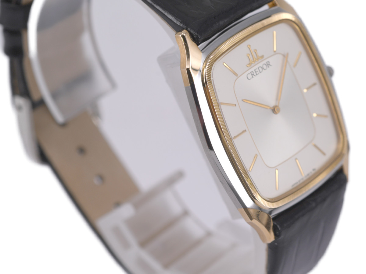 SEIKO】セイコー クレドール 2F70-5150 メンズ 14KT ×ステンレス