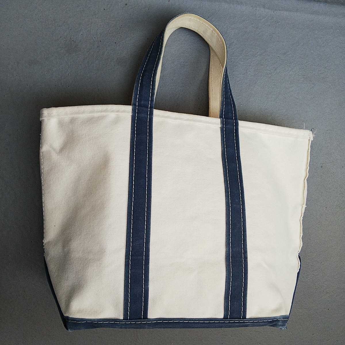 L.L.Bean ヴィンテージ トートバッグ BOAT AND TOTE アイボリー 