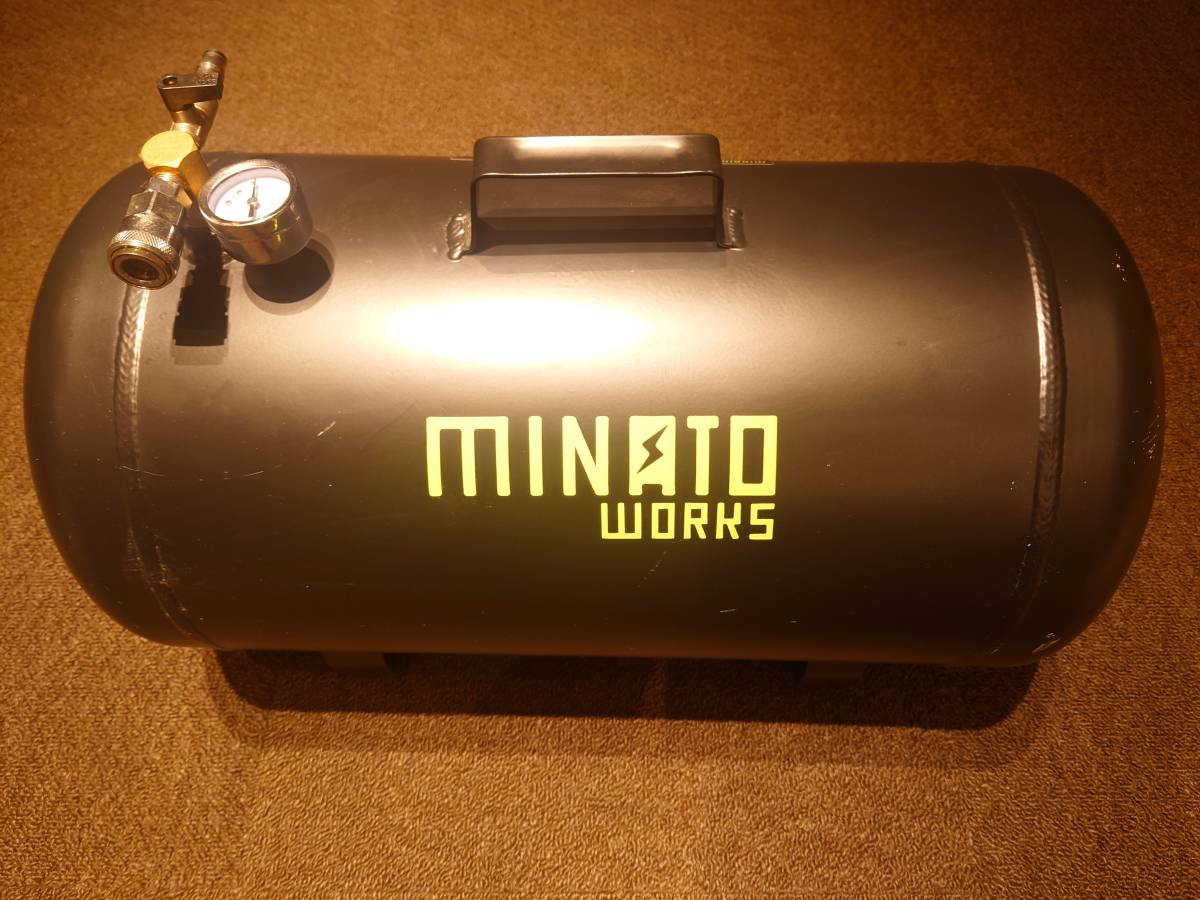 MINATO エアコンプレッサー用アルミ製サブタンク　39L　中古美品