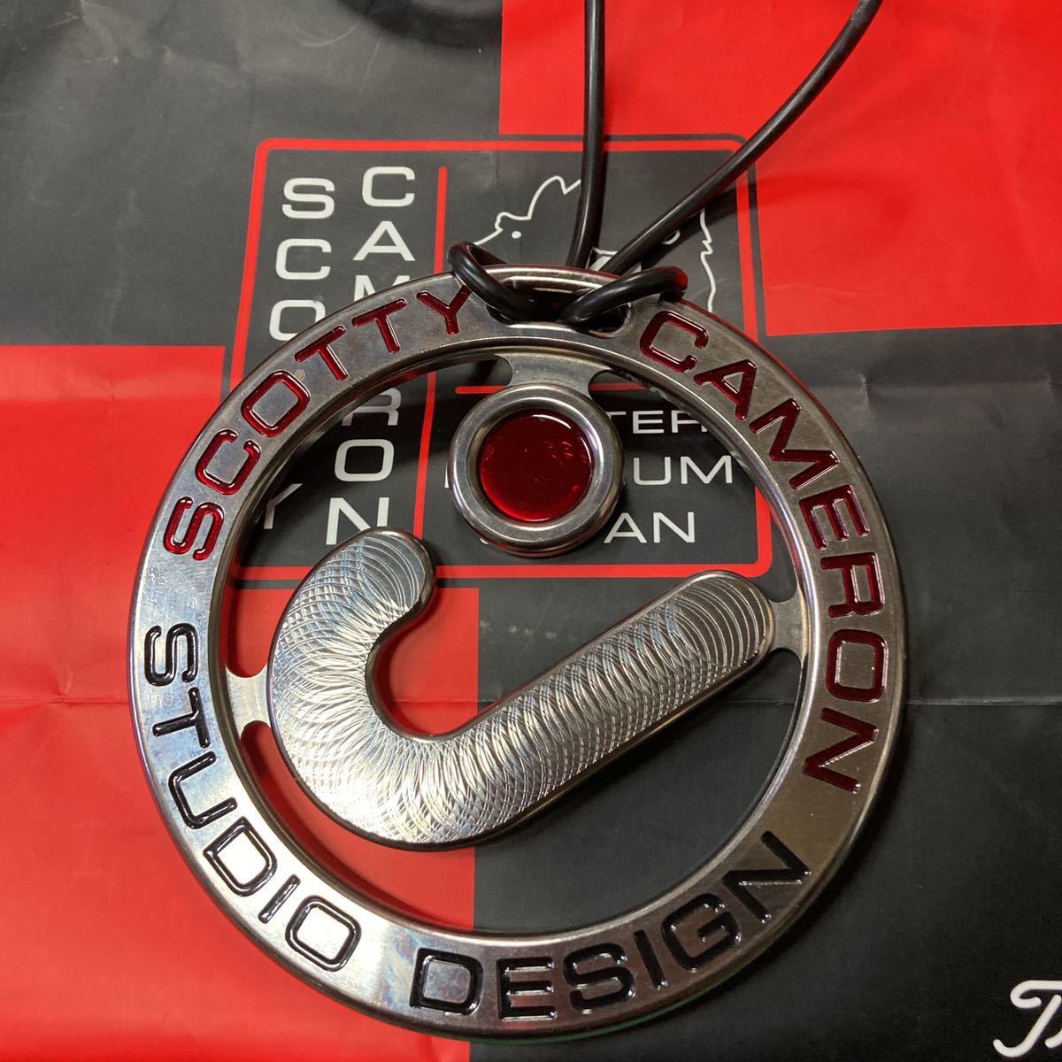 スコッティキャメロン SCOTTY CAMERON サークルJ バッグタグ TAG