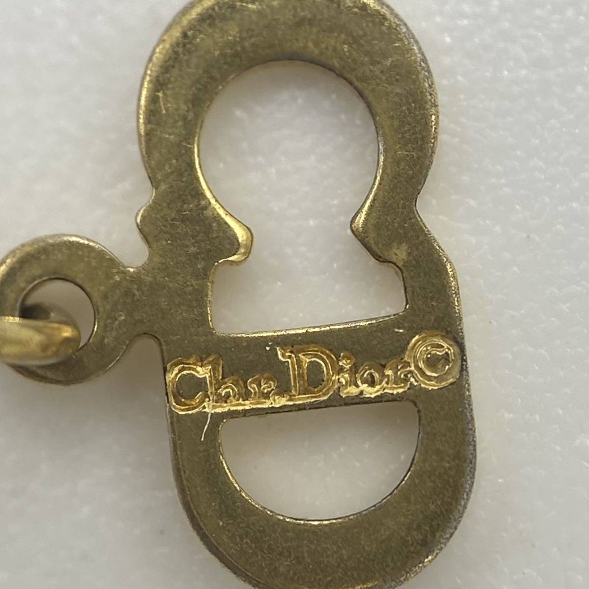 Christian Dior ディオール ネックレス CDロゴ ゴールド アクセサリー 