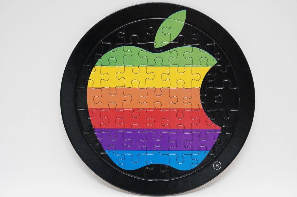 超希少 当時物☆未使用 Apple IIc 販促品 キヤノン販売 ジグソーパズル 