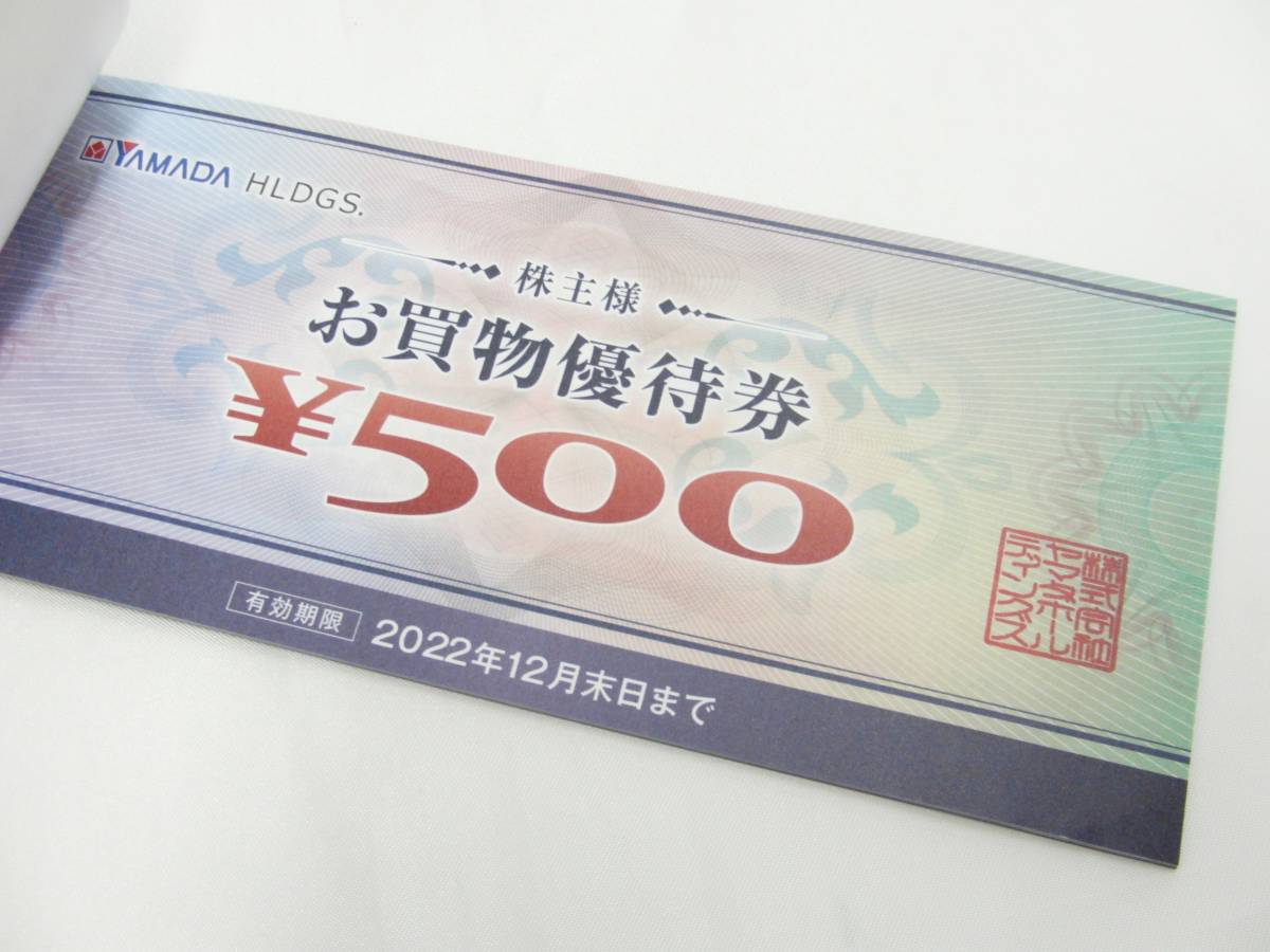 ヤマダホールディングス お買物優待券 25000円分 株主優待制度 -YAMADA