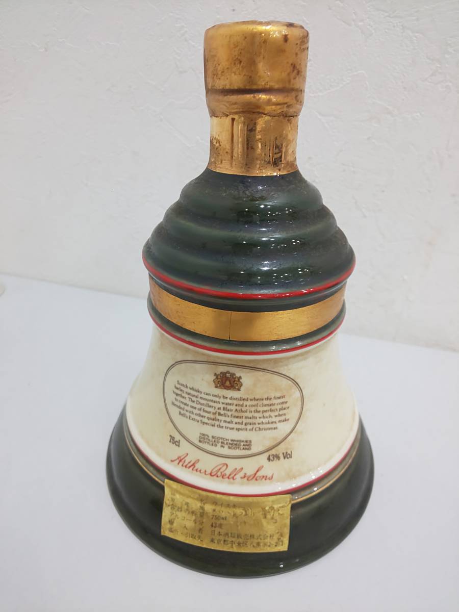 BELL'S ベルChristmas クリスマス 1990 陶器 750ml