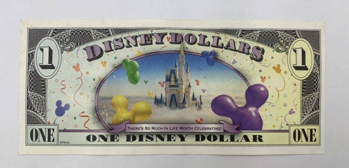 ディズニー ドル紙幣 Disney アメリカ ミッキー ONE Disney DOLLAR