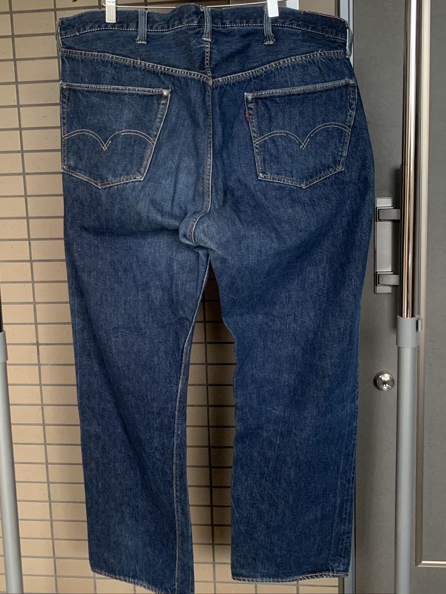 リーバイス501BIGE 16ボタン Vステッチ濃紺ドス黒 タイプ物 501XX 
