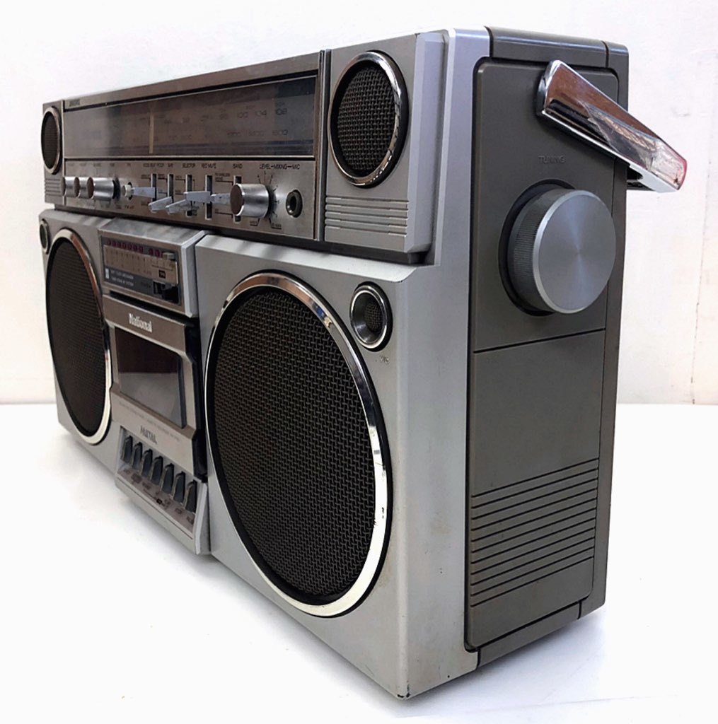 C24207 動作品 NATIONAL RX-5150 ラジオカセットレコーダー ラジカセ