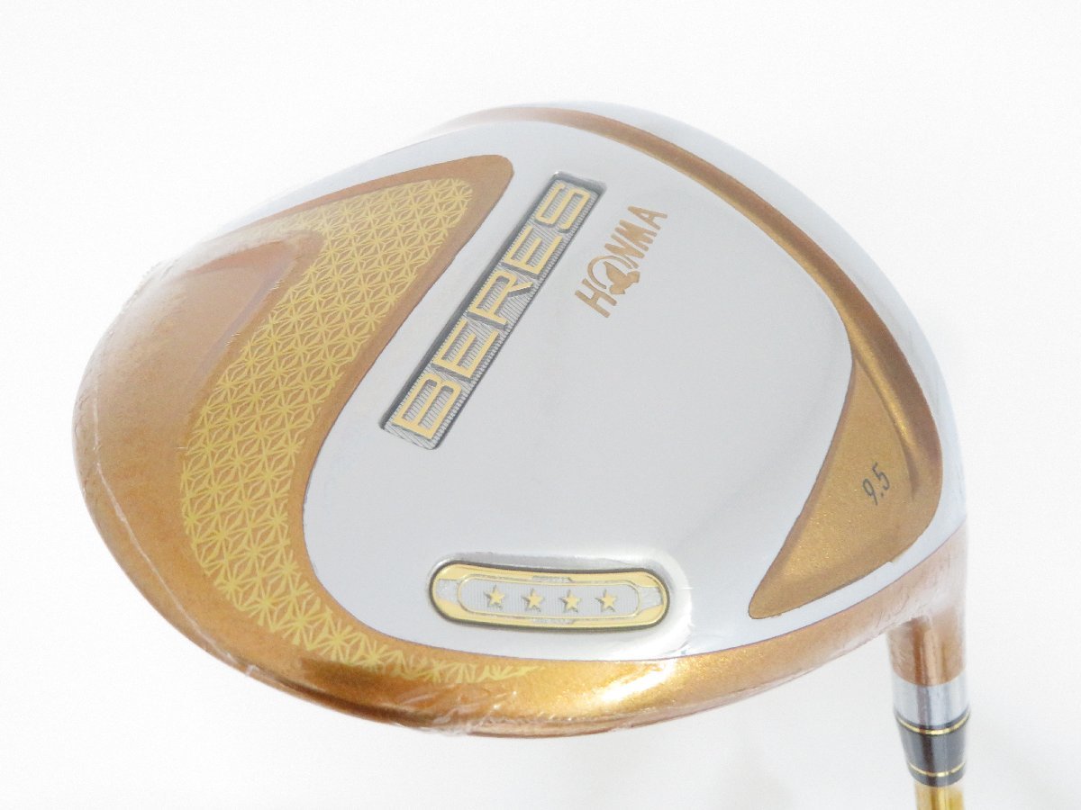 【未使用品・4星★★★★】 ホンマ　ベレス BERES 2019　9.5°　ARMRQ 47　S　4S　K24金リング