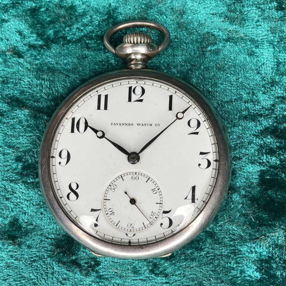 ジャンク TAVANNES WATCH タバン 懐中時計 スモセコ 手巻き TRUSTY 